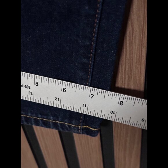 Abercrombie & Fitch Jeans 30 x 30 Mens Blue Straight Dark Wash Denim 100% Cotton - Picture 4 of 9